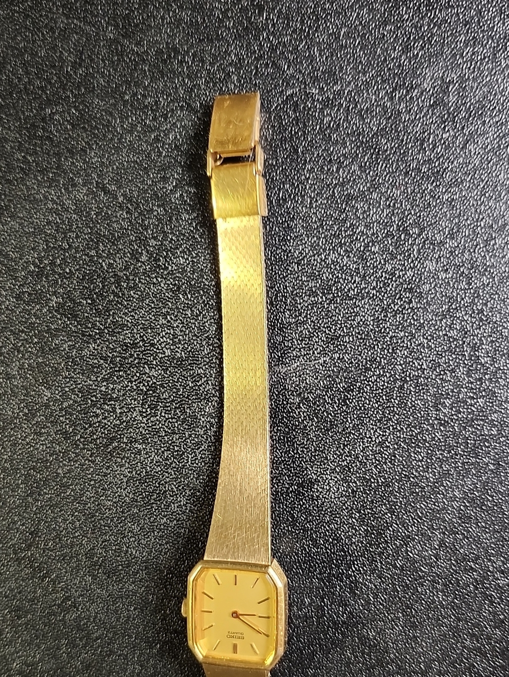 Seiko Gold-Tone Rectangular Watch - Picture 3 of 7